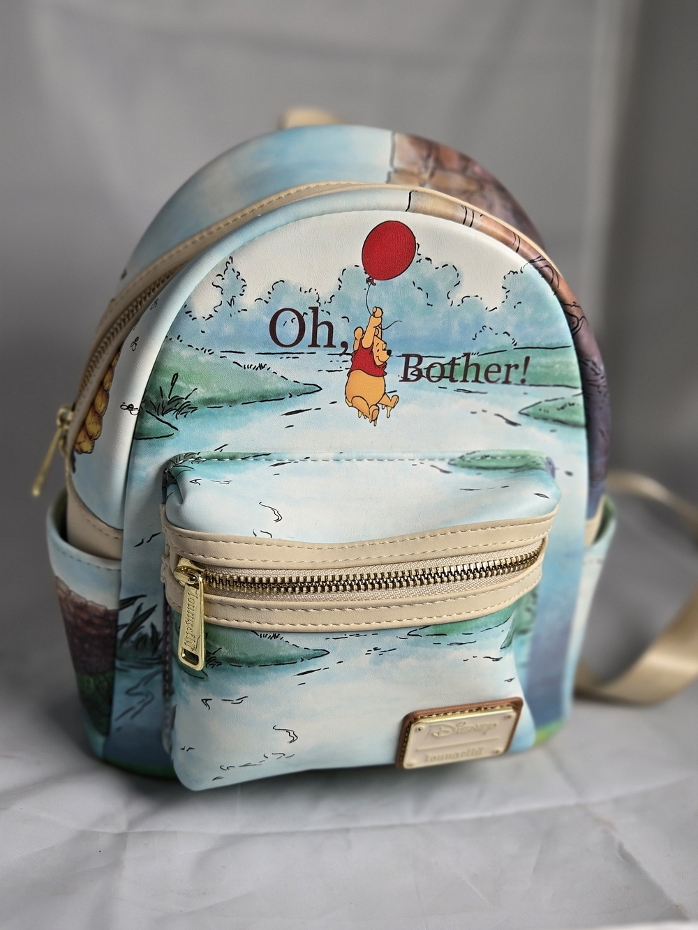 Disney Winnie the Pooh "Oh, Bother!" Mini Backpack - Blue/Beige